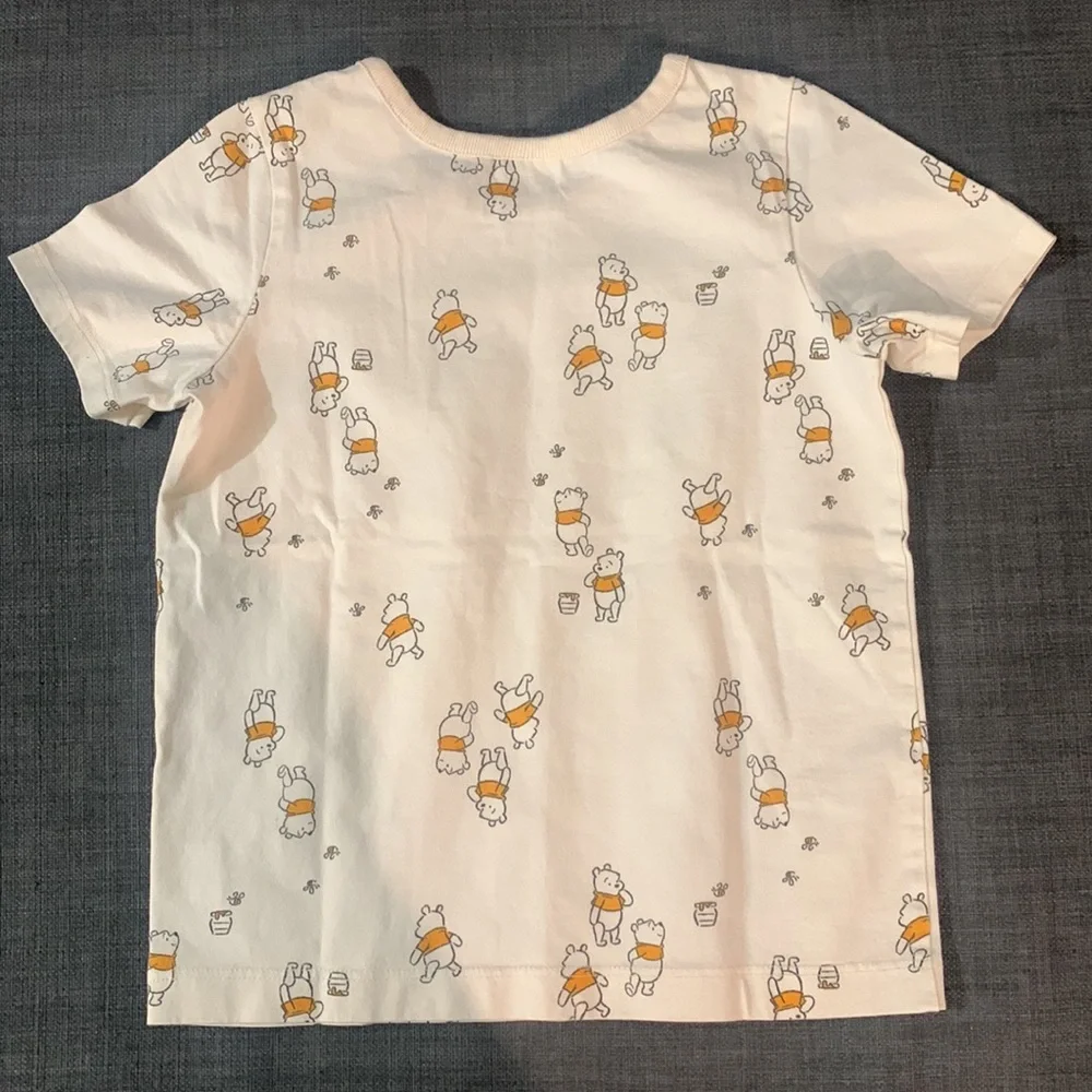 Disney by Hanna Andersson T-shirt Winnie The Pooh Pattern Off White 5 Casual